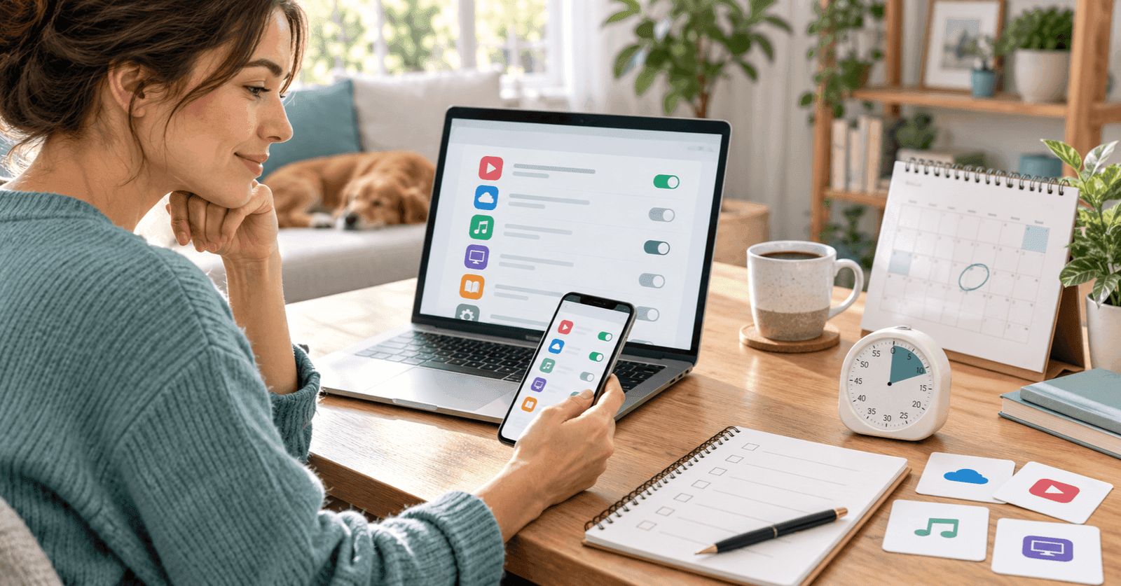 Ten minute monthly subscription cleanup checklist with recurring payments and renewal reminders