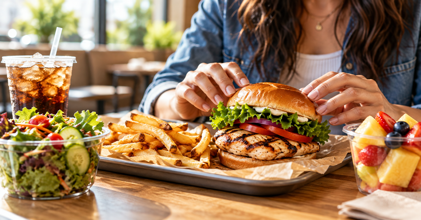 Guide to building a more satisfying fast food meal with protein, fiber, sides, and beverages