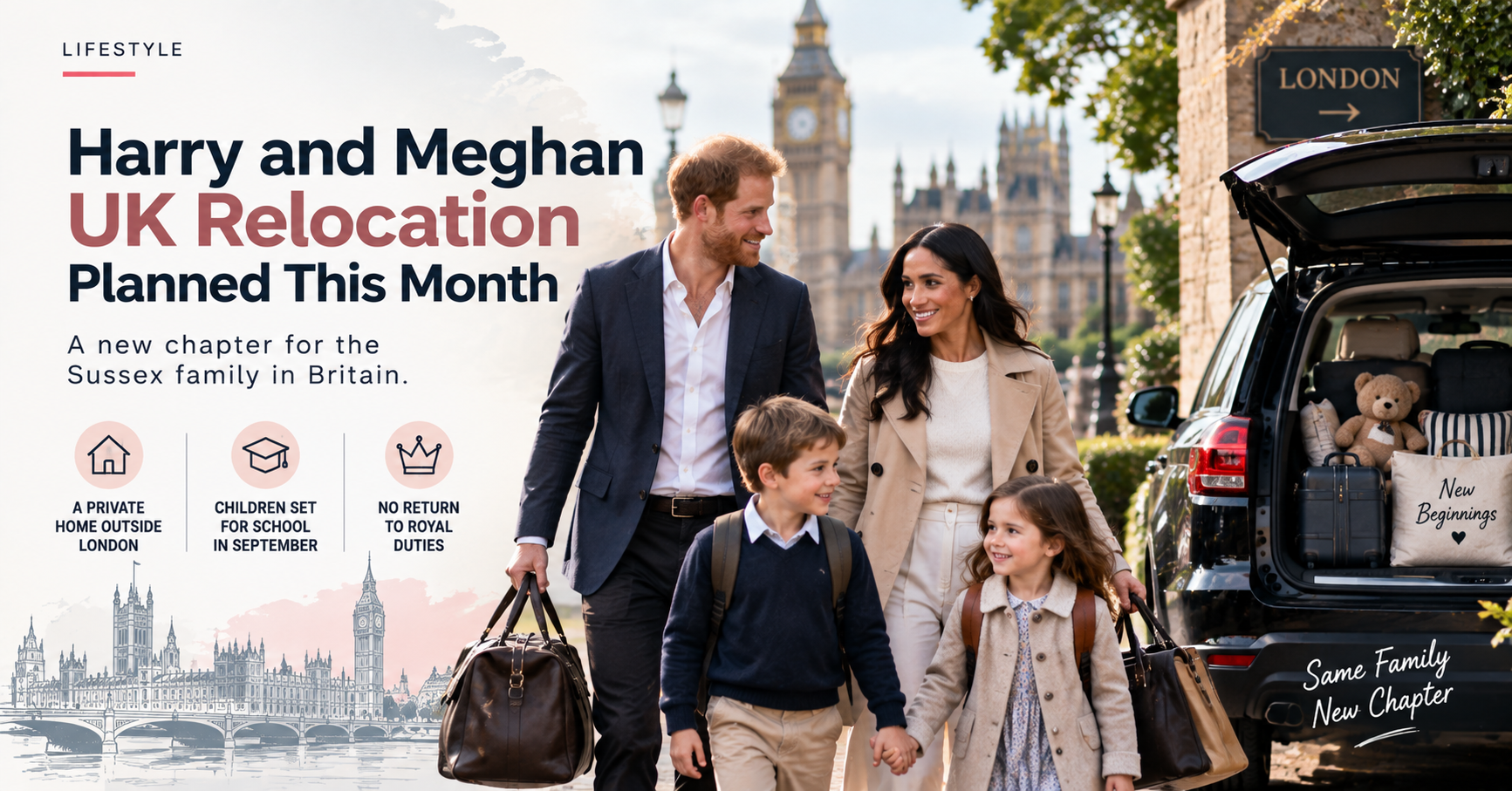 Harry and Meghan UK Relocation Planned This Month