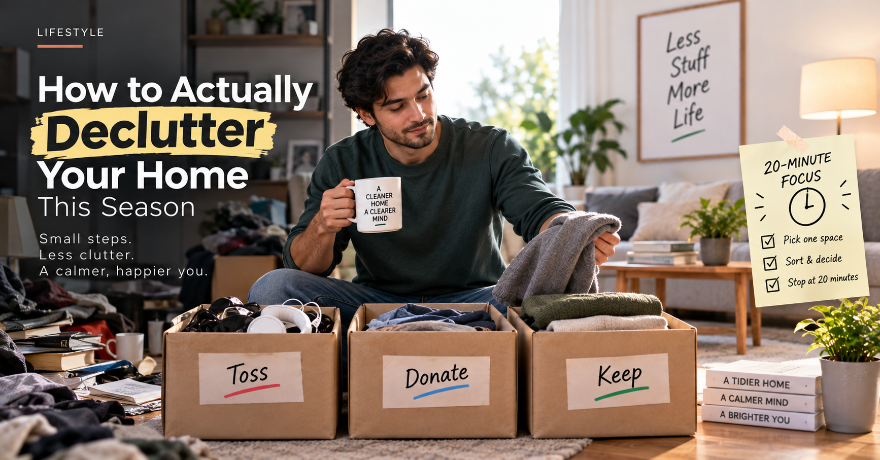 How to Actually Declutter Your Home This Season