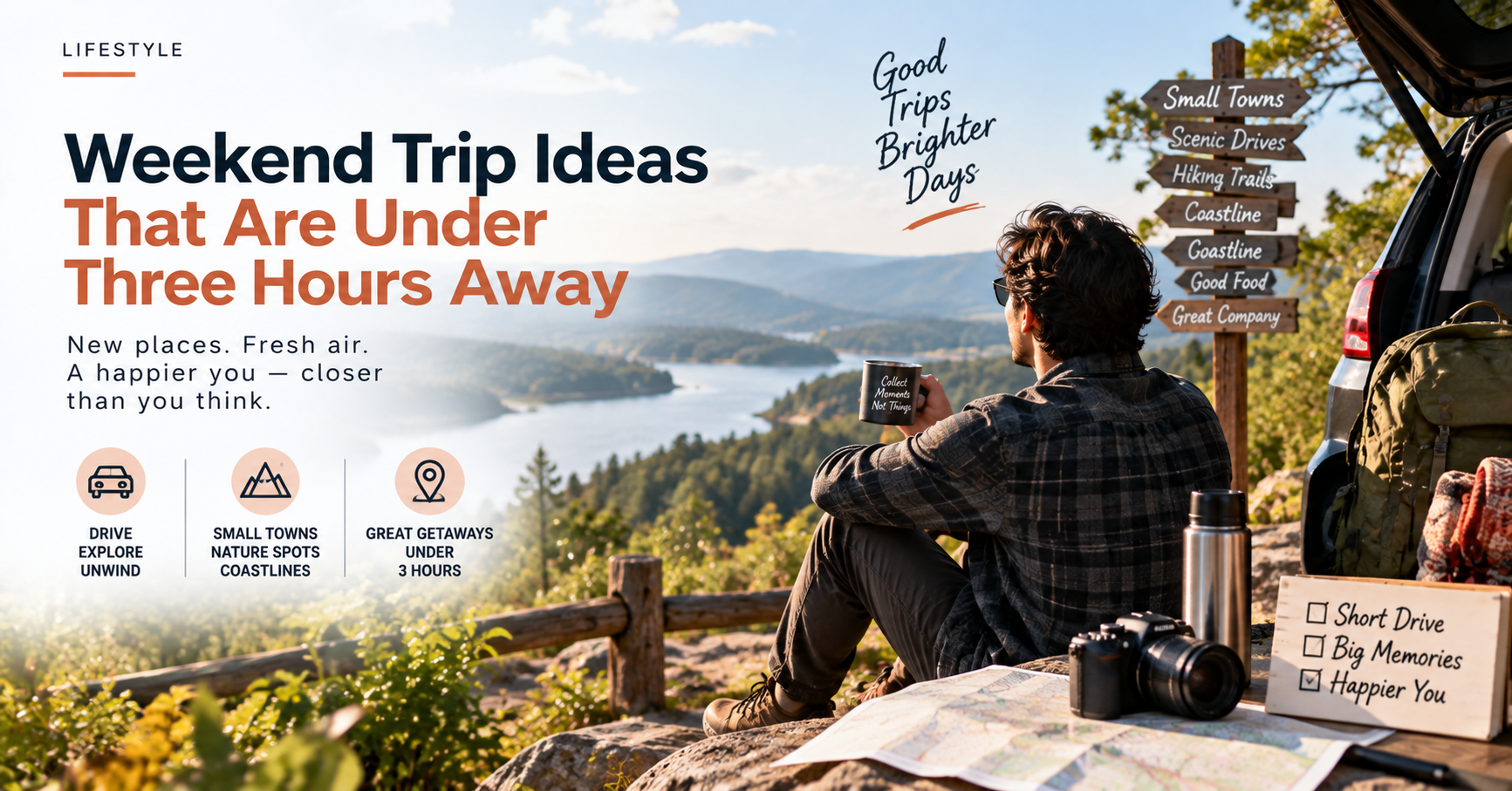 Weekend Trip Ideas That Are Under Three Hours Away