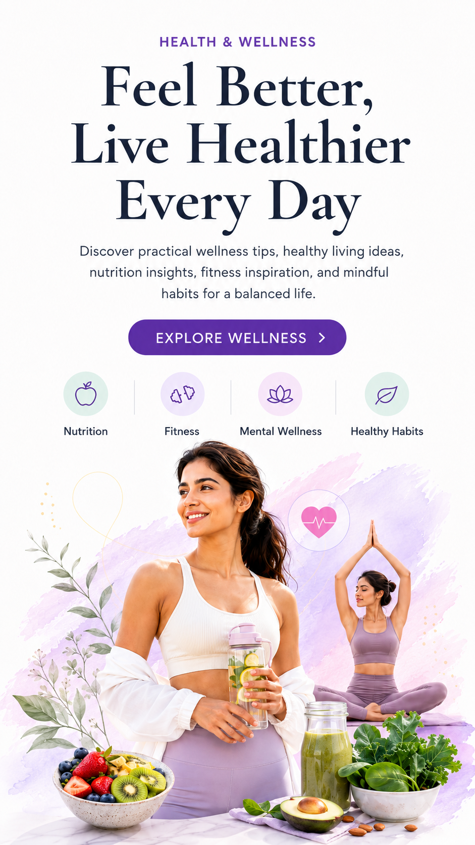health & wellness - ETC mobile Banner
